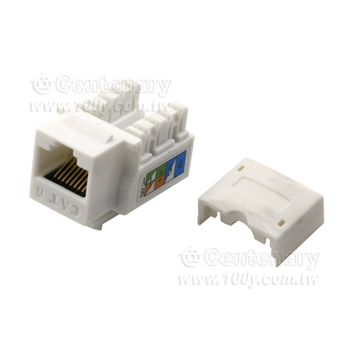 RJ45/8P8C六類網路語音資訊模組 - 141508 產品圖片