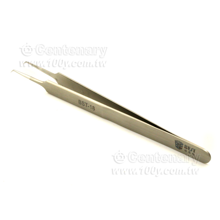 Fine tip forceps elbow lengthened and hardened stainless steel - 142903 Product Image