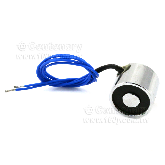 吸盤式電磁鐵6V,吸力2.5kg,D20mm;H15mm - 142908 產品圖片