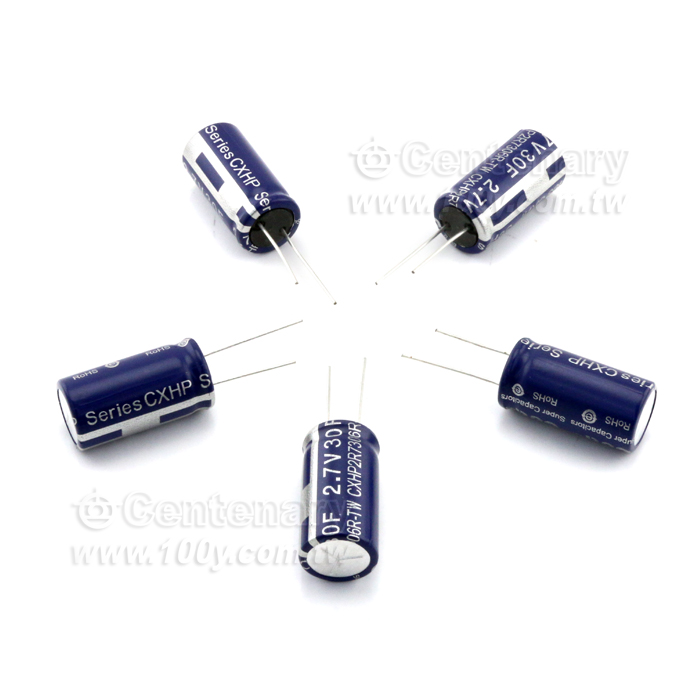 超級法拉電容 30F/2.7V 16*30mm - 142694 產品圖片