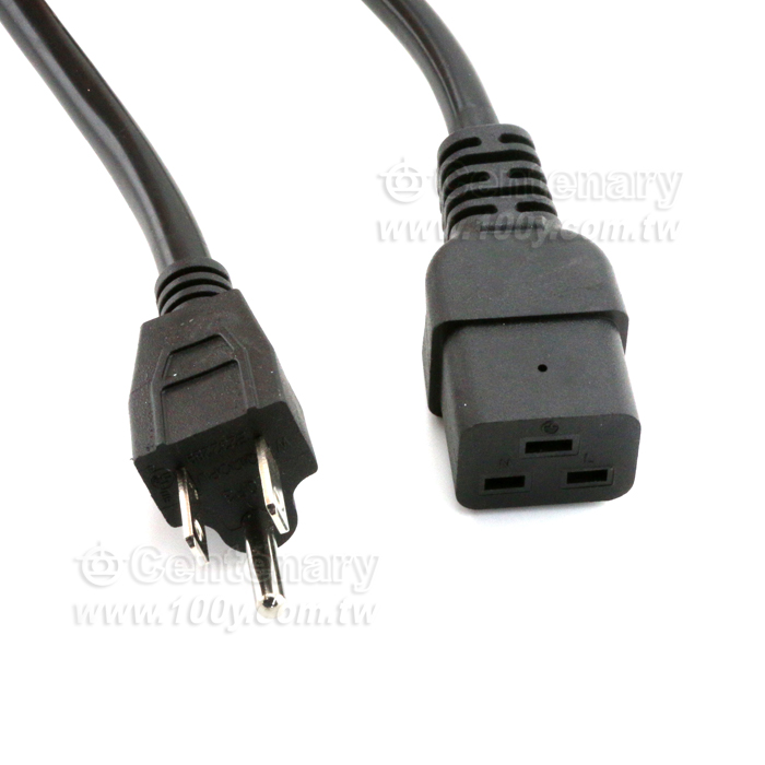 American standard PDU server UPS switch power cord American standard plug transfer C19 2 square meters - 144734 Product Image