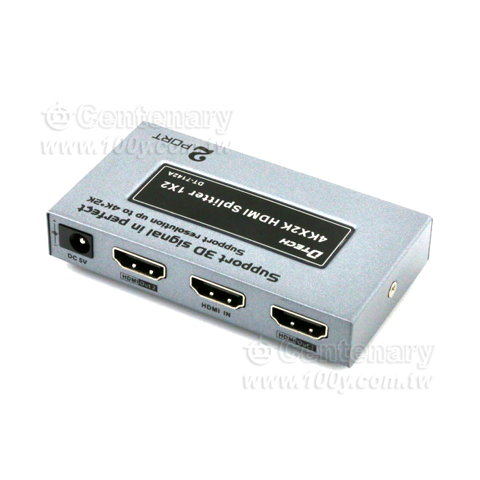 HDMI2.0分配器 支持4K@30HZ 高清1進2出 - 142677 產品圖片