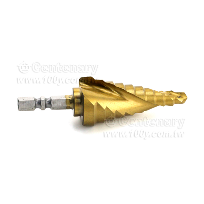 鍍鈦螺旋槽階梯鑽頭 6mm~25mm - 141996 產品圖片