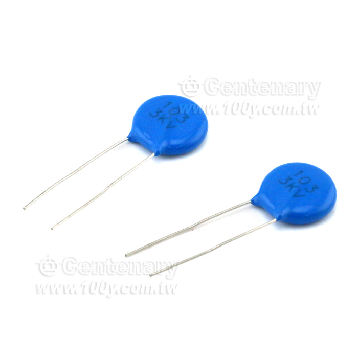 高壓陶瓷電容 0.01uF/3KV ±20%【ROHS】 - 21981 產品圖片