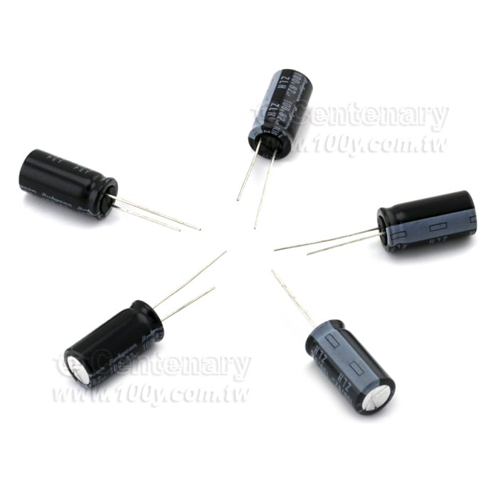 Rubycon_100uF/35V Miniature Aluminum Electrolytic Capacitor - 102460 Product Image