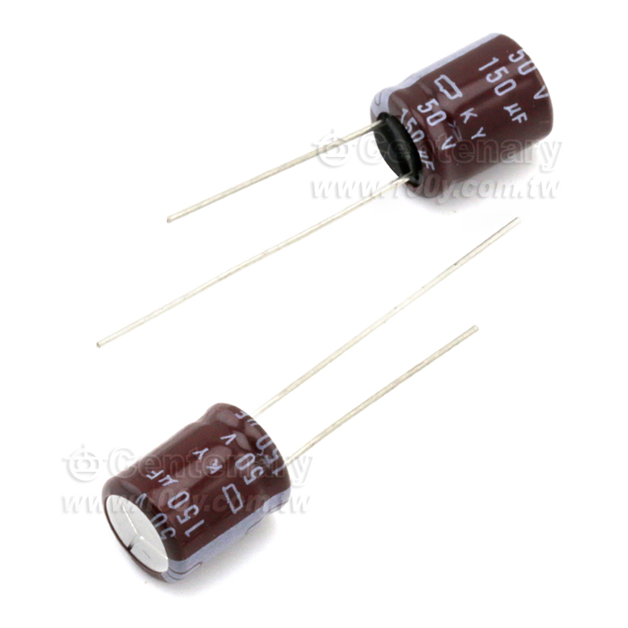 150uF/50V Low Impedance/ESR Electrolytic Capacitor - 106272 Product Image
