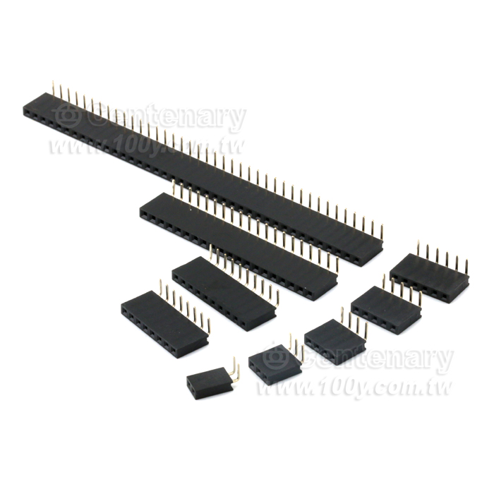 2.54mm Female Header Receptacles-Single Row - 143220 Product Image