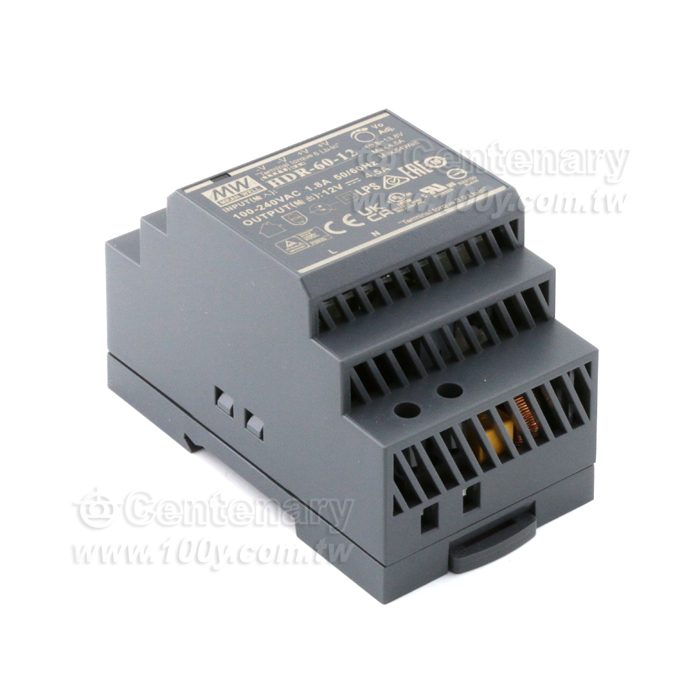 60W Ultra Slim Step Shape DIN Rail - 132146 Product Image