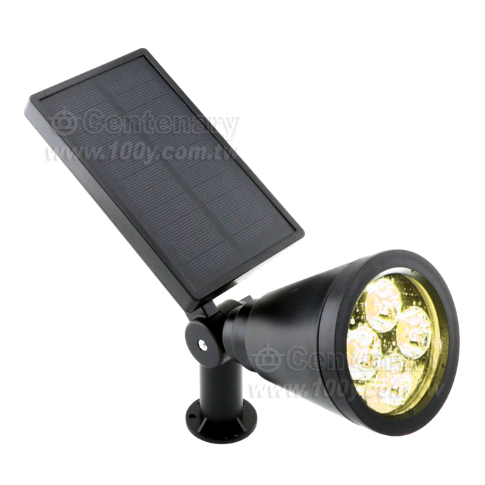 太陽能射燈 4LED 草坪射燈 照樹燈  暖光 - 143251 產品圖片