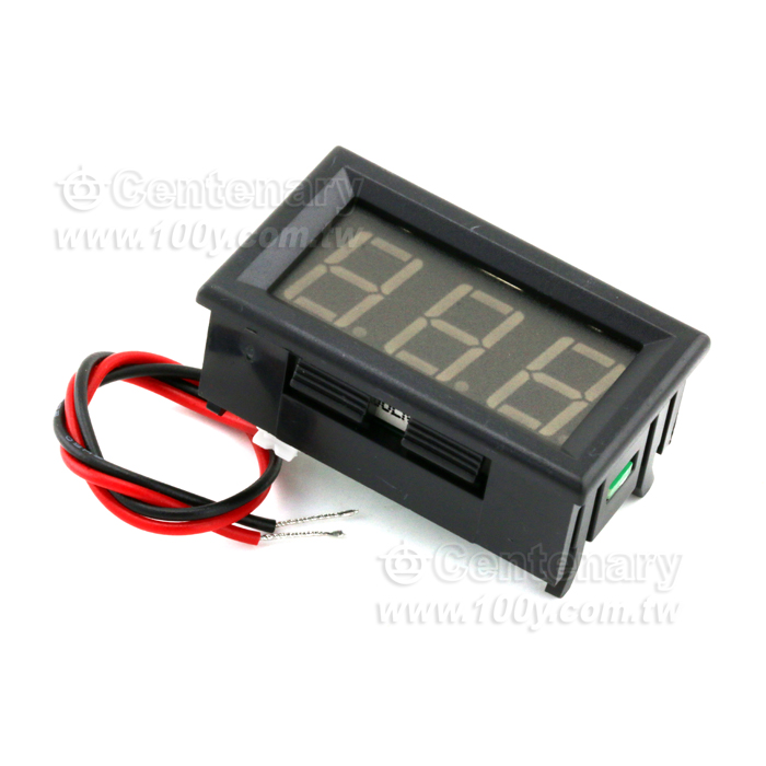 Black shell digital voltmeter two straight line measuring dc voltage DC5-120V - 143277 Product Image