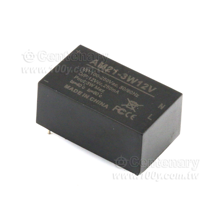 AC110-250V轉DC12V/0.25A/3W - 143553 產品圖片