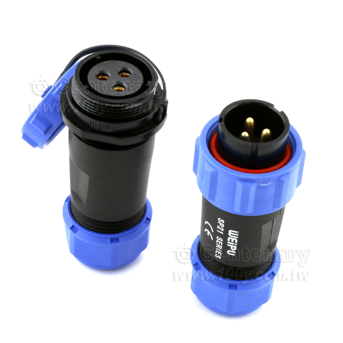 防水塑膠連接器  3P - 90597 產品圖片