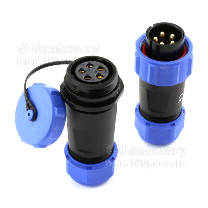 電纜插頭+電纜對接插座 5P - 90599 產品圖片