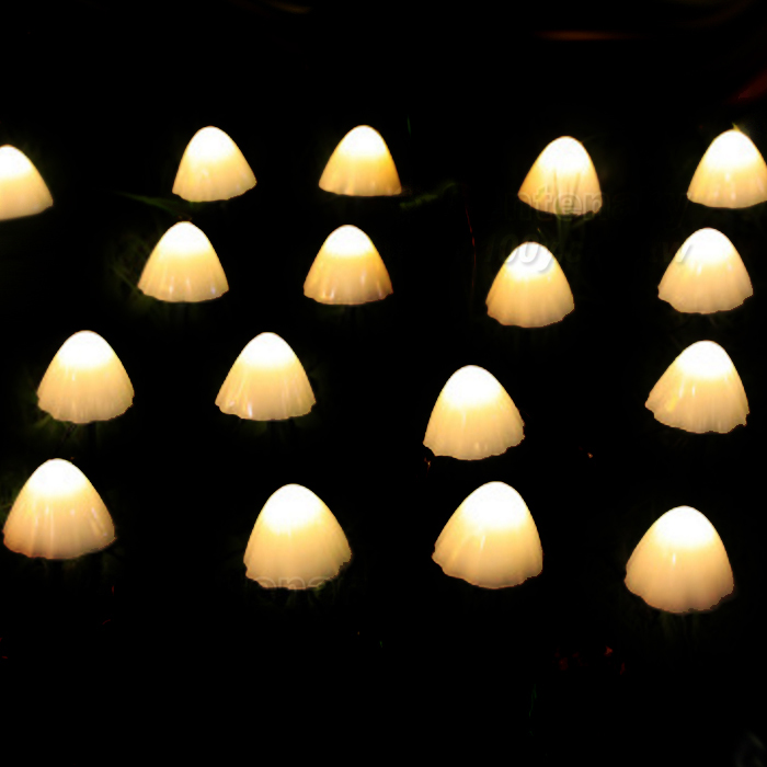 戶外太陽能庭院景觀燈 暖白 20LED  5M - 143575 產品圖片
