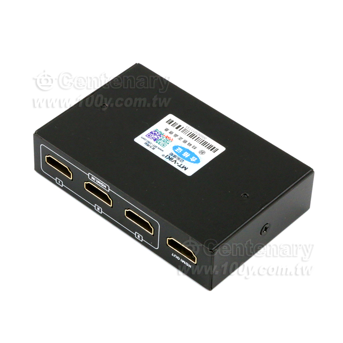 HDMI2.0 switcher 3 ports 3 in 1 out - 143584 Product Image