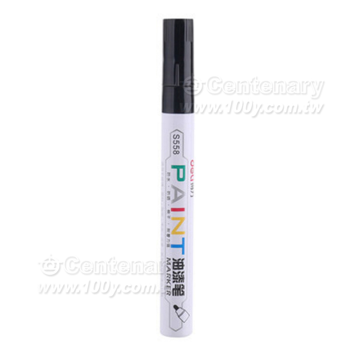 Deli_黑色記號筆 快乾筆 油漆筆 線幅1.4mm - 143662 產品圖片
