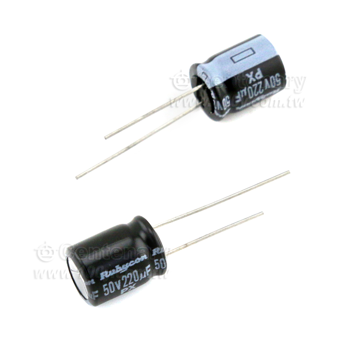 Rubycon 鋁質電解電容220μF/ 50V - 143637 產品圖片