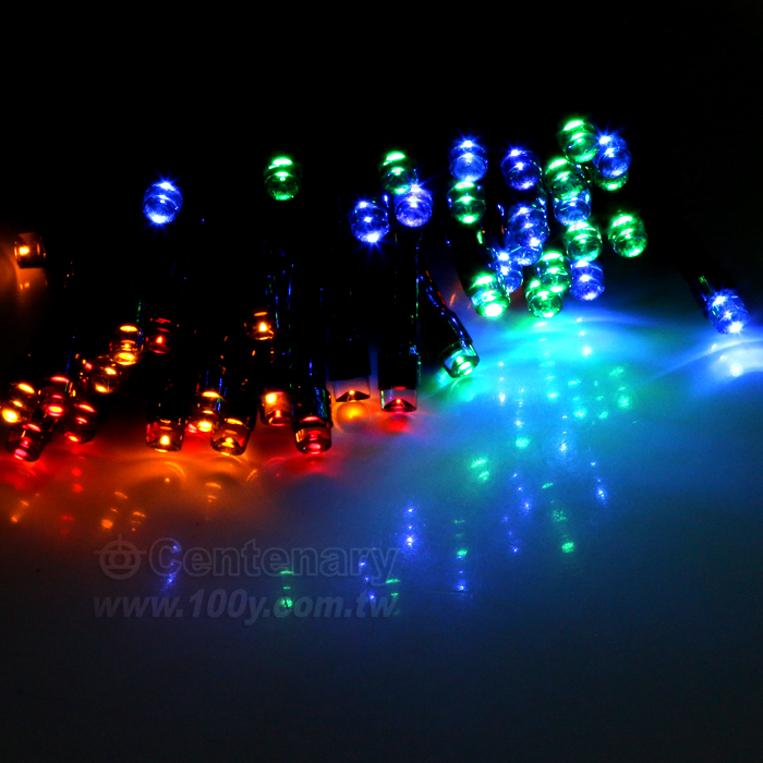 太陽能七彩串燈 聖誕節裝飾  100LED - 143957 產品圖片