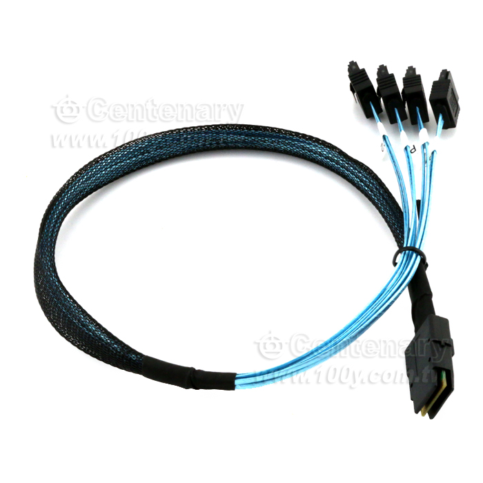 1分4硬盤數據線一分四-6Gbps 純銅線芯 0.5M - 143836 產品圖片