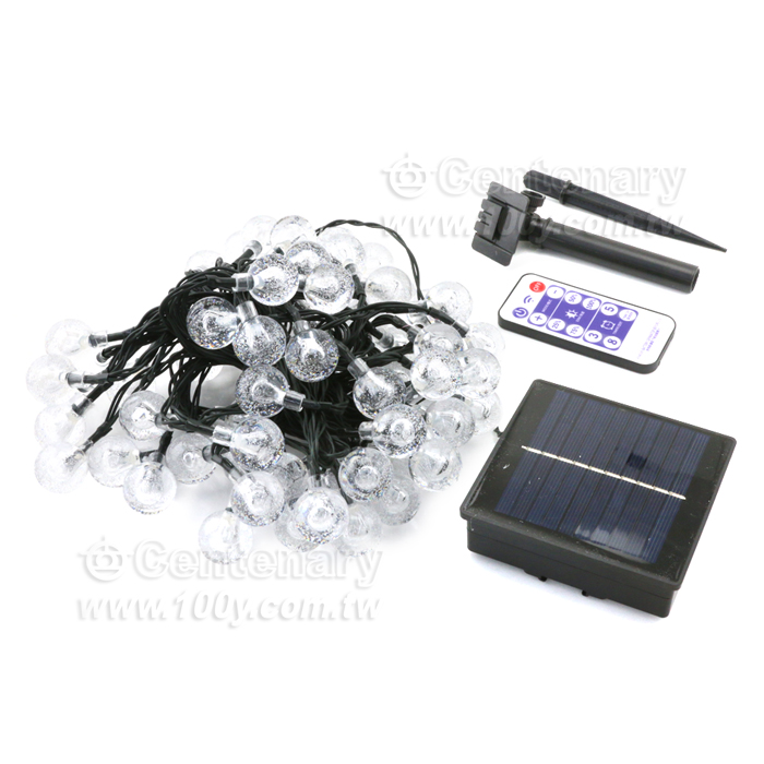 Solar-controlled bubble ball lamp string - 143952 Product Image