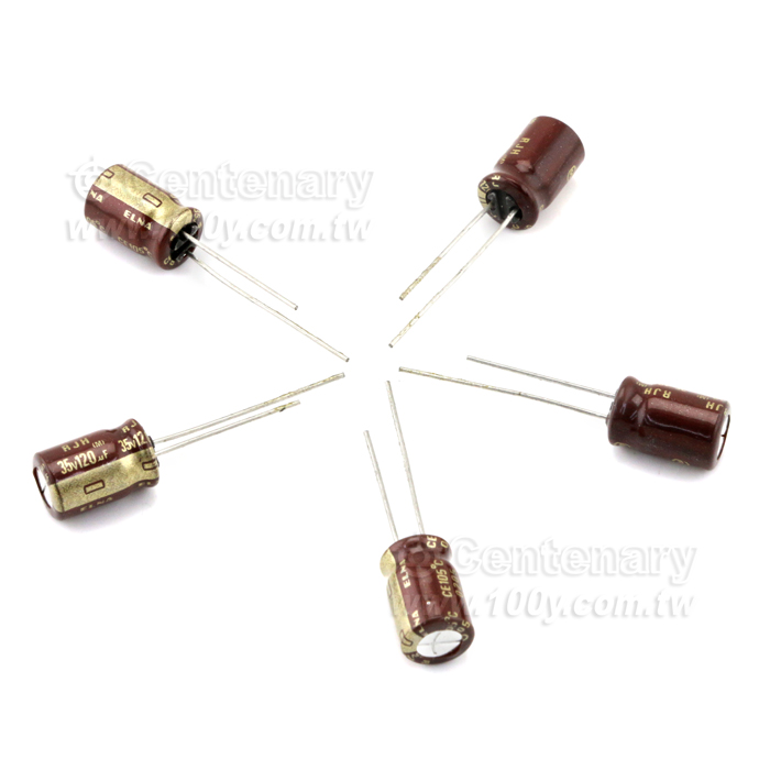 ELNA 低阻120uF/35V 8*12mm - 143977 產品圖片