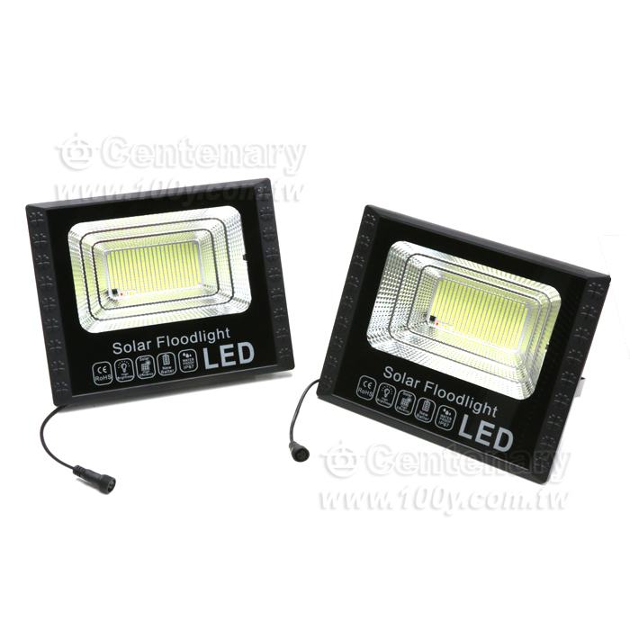 LED太陽能投射燈 一拖二 1290顆LED - 144024 產品圖片