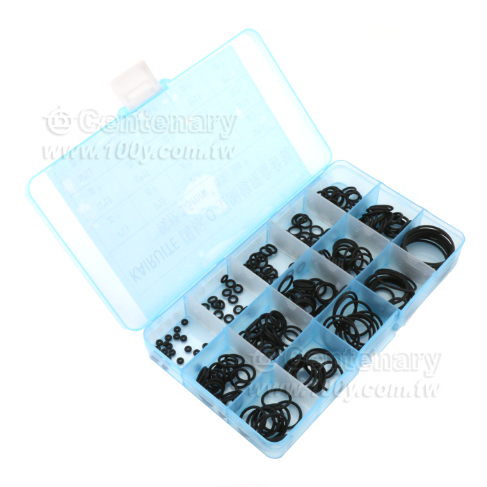 丁晴O型圈修理盒 外經 4-30mm 線徑1.5mm 250pcs/盒 - 143939 產品圖片