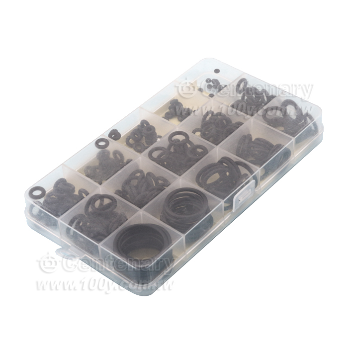 丁晴O型圈修理盒 耐高溫 內含外經4-30mm 線徑 1.9  250pcs/盒 - 143941 產品圖片