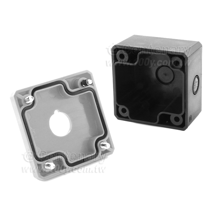 防水按鈕盒開關控制盒   1孔白（灰） 16mm - 144145 產品圖片