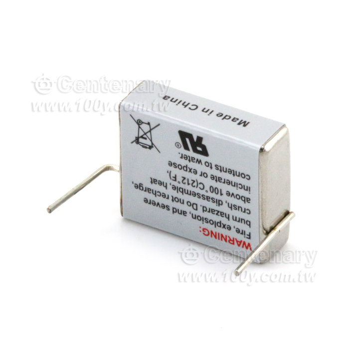 EVE-鋰電池 方形電池3.6V/550mAh 2P彎腳 - 143649 產品圖片