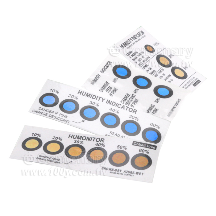 10%-60%-6點藍色濕度卡 棕變藍 250片/罐 - 144087 產品圖片