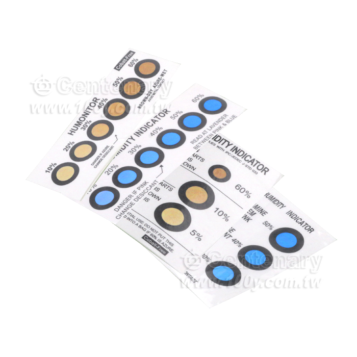 5%-10%-60% 3點藍色濕度卡 棕變藍 250片/罐 ROHS - 144089 產品圖片