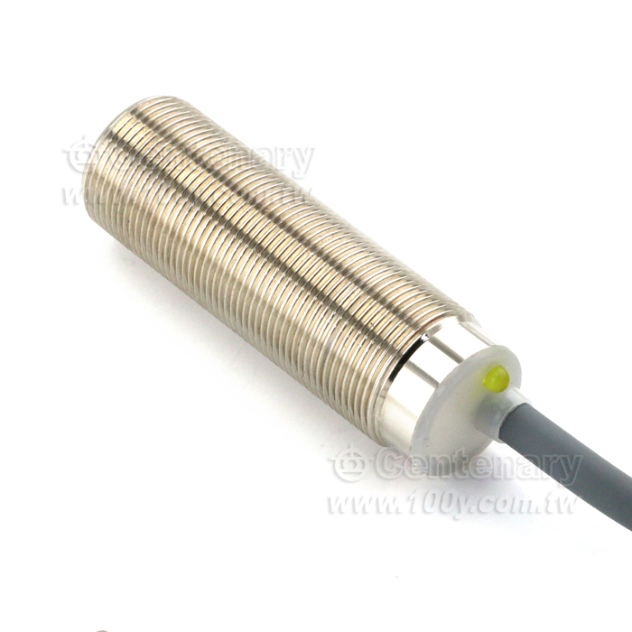 圓柱M18螺紋電感式金屬接近感應開關感測器 - 144403 產品圖片