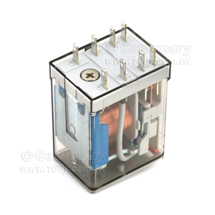 PCB繼電器 DPDT, 24VDC/10A, Socket - 39189 產品圖片