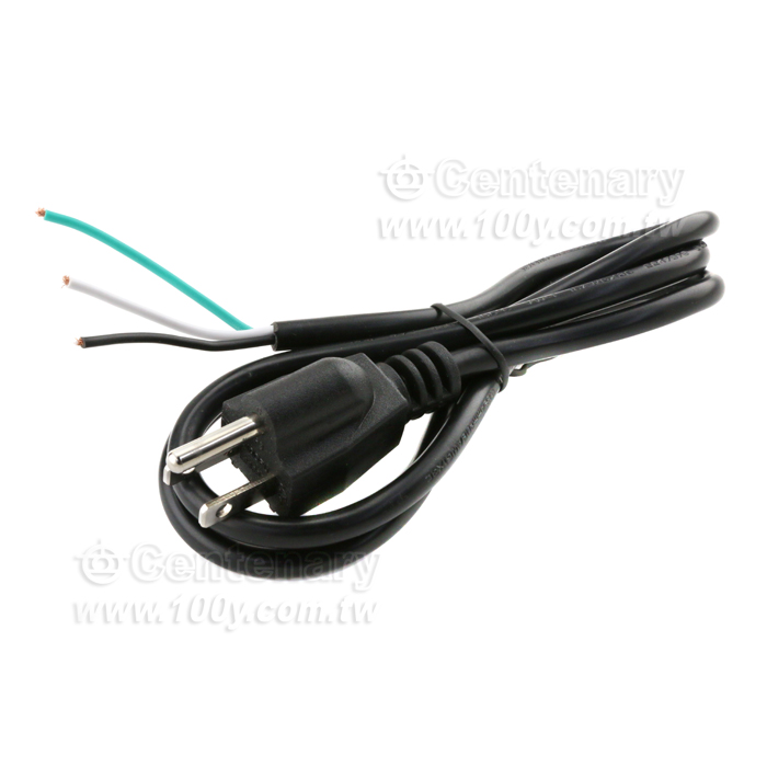 3-Cnductor Power Cord 18AWG(0.75mm2) - 144728 Product Image