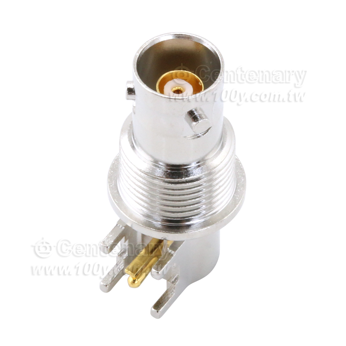 TRB/三同軸/三爪BNC/Q9母-PCB面板固定底座-彎插 - 145281 產品圖片