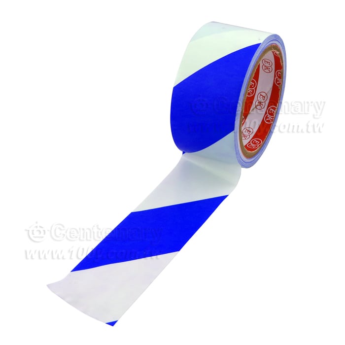 Blue and white twill reflective tape - 123070 Product Image