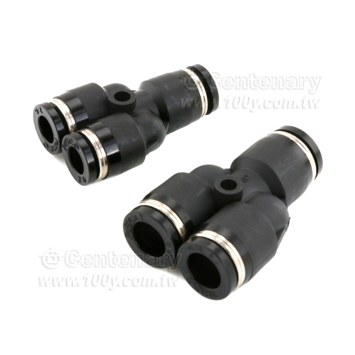 氣動接頭Y型三通接頭 接管口徑:8mm - 145066 產品圖片