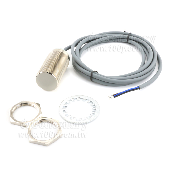 圓柱M30螺紋電感式金屬接近開關感測器12-24V - 144409 產品圖片