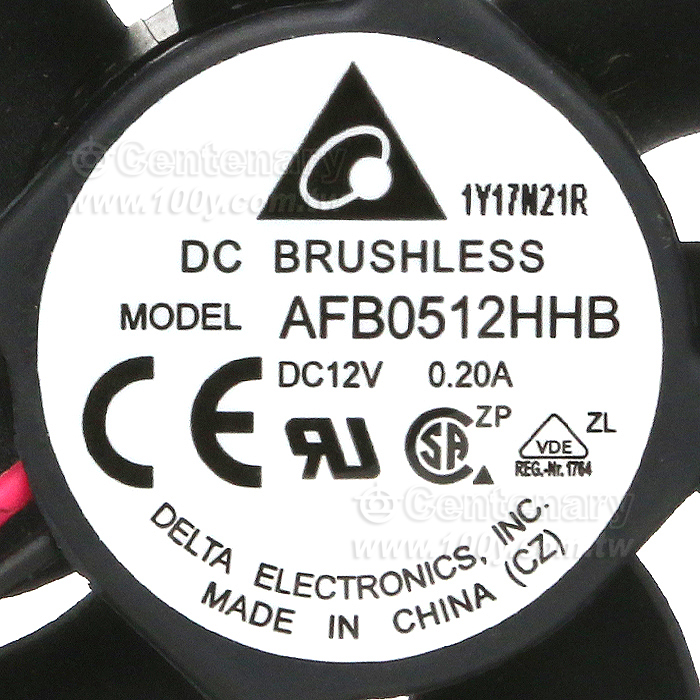 DELTA DC12V 0.20A 滾珠  5015 - 145343 產品圖片