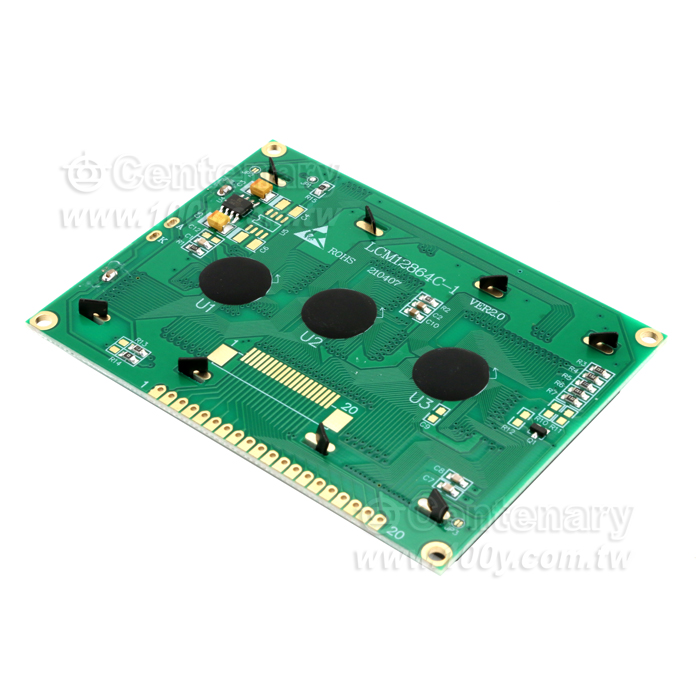 LCD 5V (黃綠底黑字) ROHS - 145686 產品圖片
