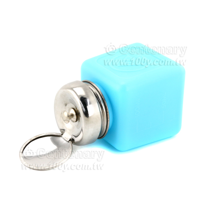 4oz防靜電酒精瓶_藍色304(護眼防倒流雙層防噴型) - 98169 產品圖片