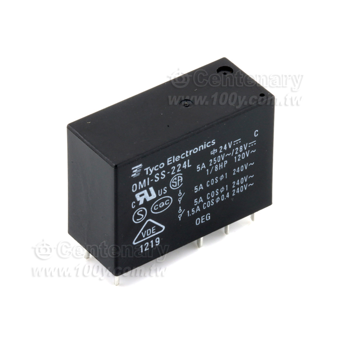 24VDC/5A PCB繼電器(ROHS) - 23943 產品圖片