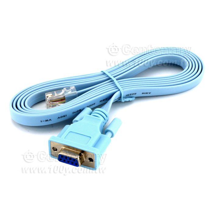 DB9轉RJ45調試線 1.8M 無氧銅 RS232 D-sub - 145907 產品圖片