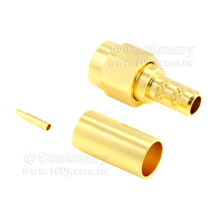 SMA Plug Crimp For RG142,RG400; 11GHz VSWR 1.25 - 146963 Product Image