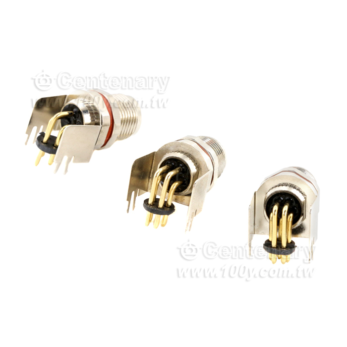 PCB插板式彎針母座4P - 146057 產品圖片