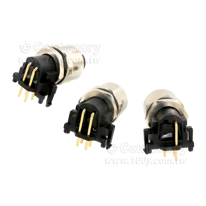 Elbow 5P Female 90 Degress/ M12 Sensor Waterproof Connector - 146065 Product Image