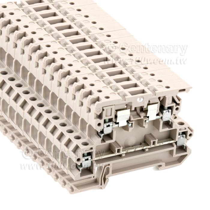SAK series, fuse type terminal, rated cross section: 4 mm2, Screw connection, Wemid, dark brown, direct mounting - 146531 Product Image