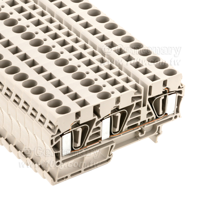 Feed-through terminal, 6 mm2, Tension clamp - 146581 Product Image