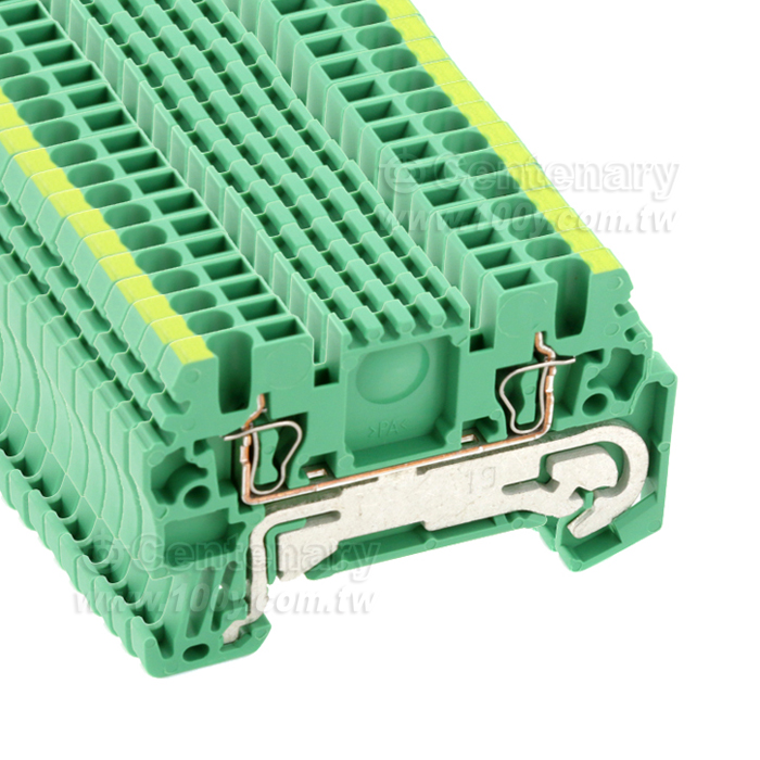 Connection block Din track, channel 2pin push-in - 146583 Product Image
